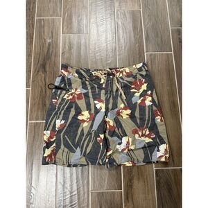 Patagonia Mens Floral Moc Hybrid Shorts Sz 36 Boardshorts Swim Hike